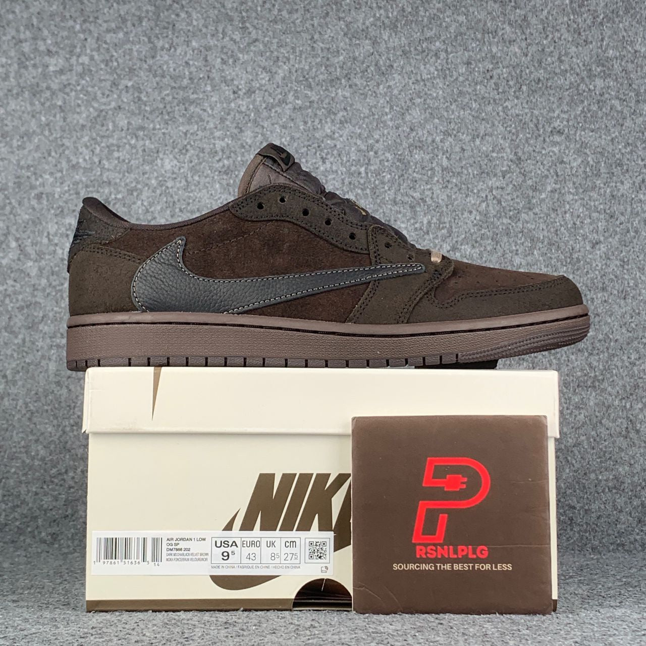 Travis Scott x Air Jordan 1 Retro Low OG SP 'Velvet Brown' – Prsnlplg