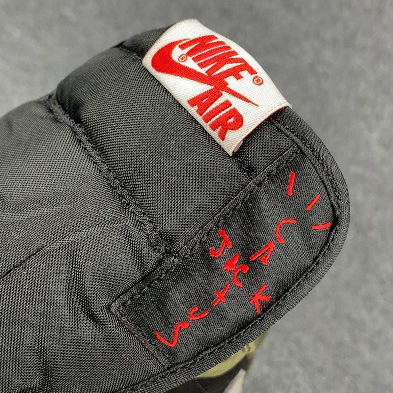 Custom Travis Scott x Air Jordan 1 Low OG SP 'Black Olive'