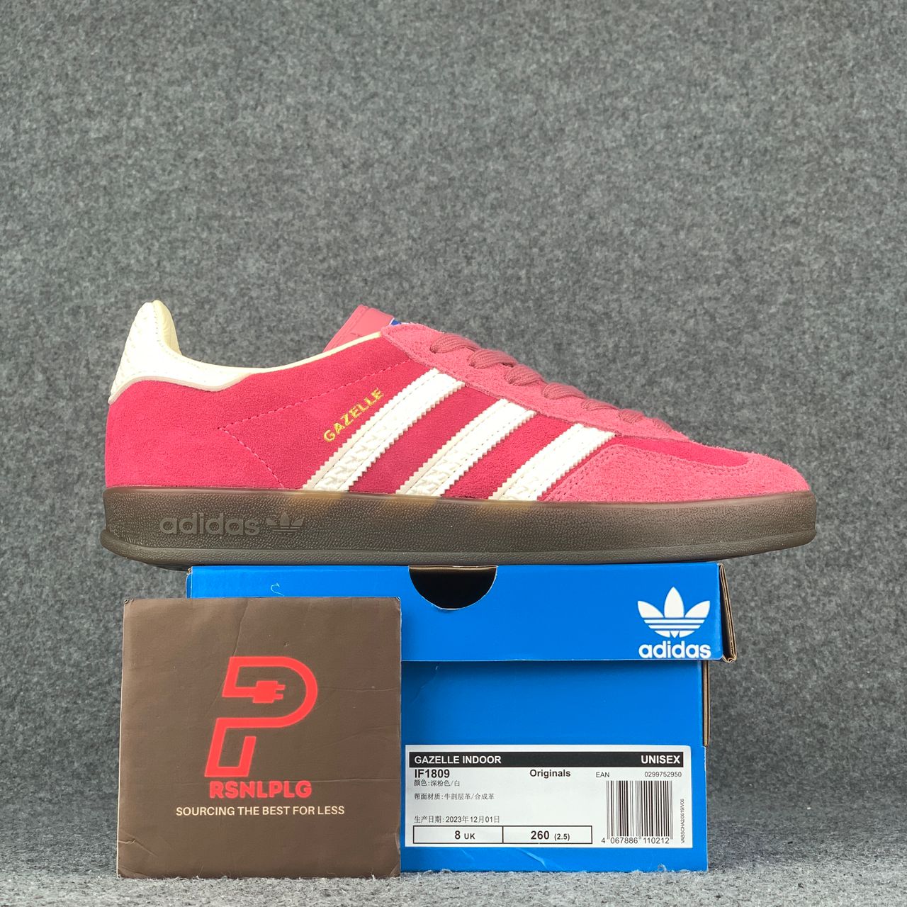 Wmns Gazelle Indoor 'Pink Cloud White' – Prsnlplg
