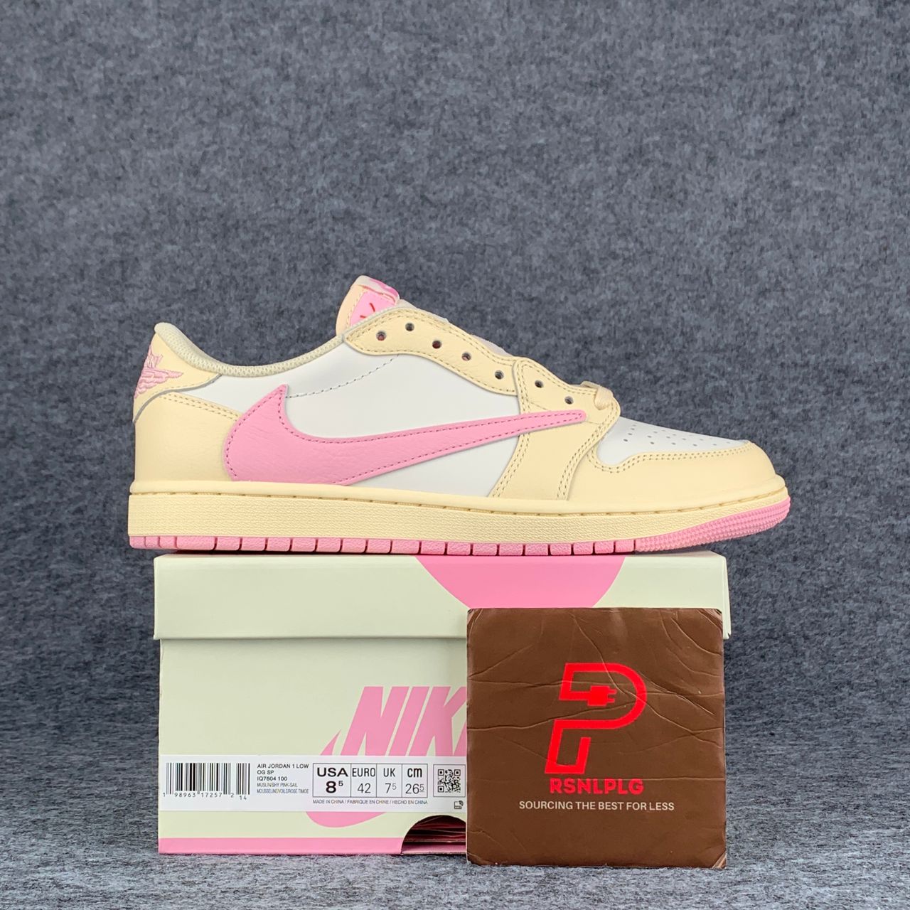 Travis Scott x Air Jordan 1 Low OG SP 'Muslin/Shy Pink' – Prsnlplg