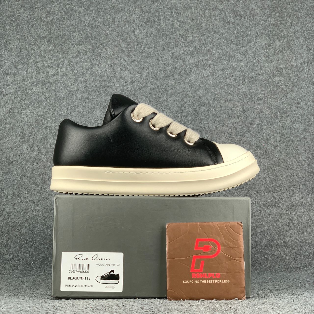 Rick Owens Luxor Jumbo Lace Padded Low 