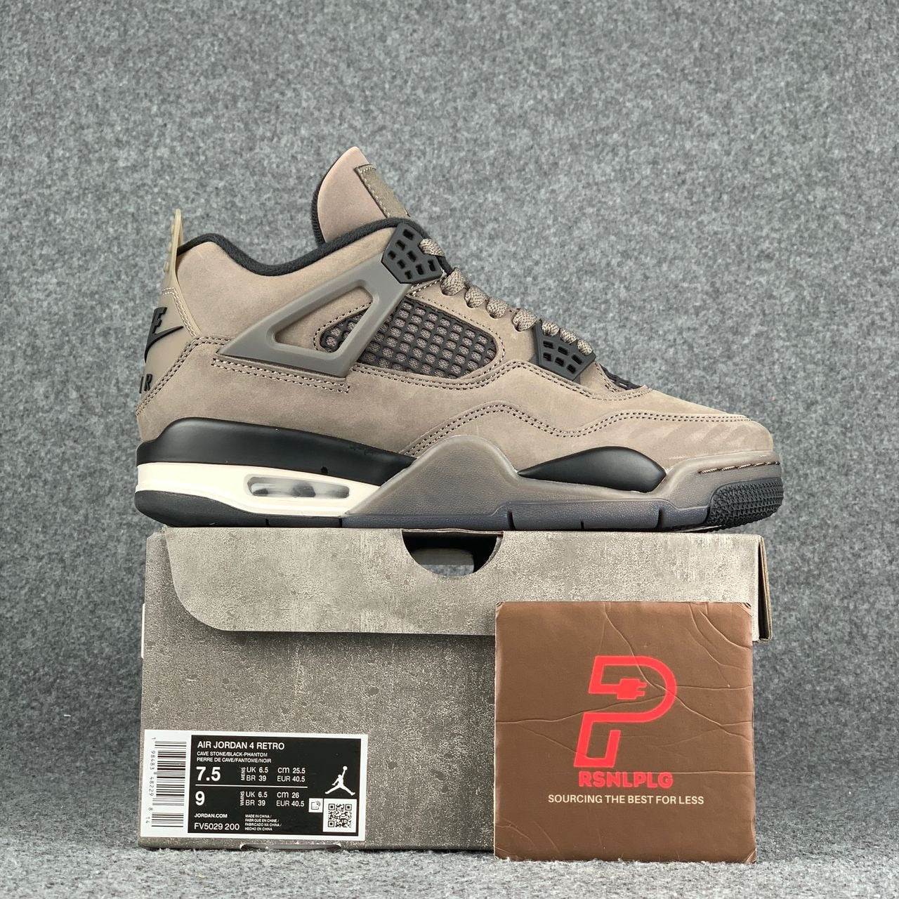 Cave Stone/Black Phantom Air Jordan 4 Retro