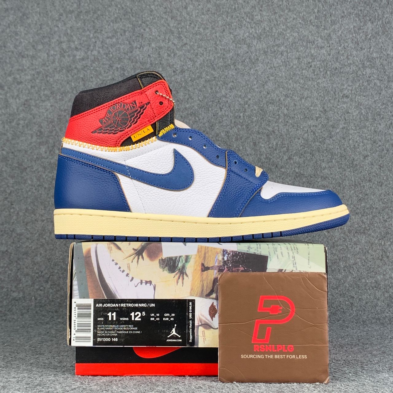 Union LA x Air Jordan 1 Retro High NRG 'Storm Blue' – Prsnlplg