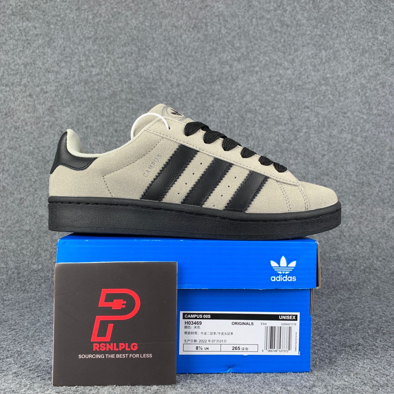 Campus 00s 'Silver Pebble Black' Prsnlplg Campus 00s 'Silver Pebble Black' Prsnlplg