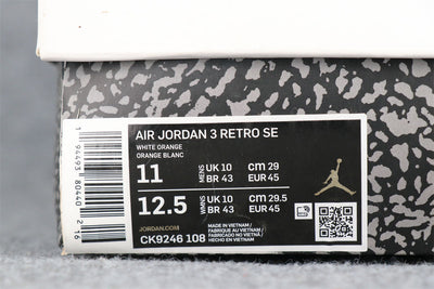 Wmns Air Jordan 3 Retro 'Laser Orange'