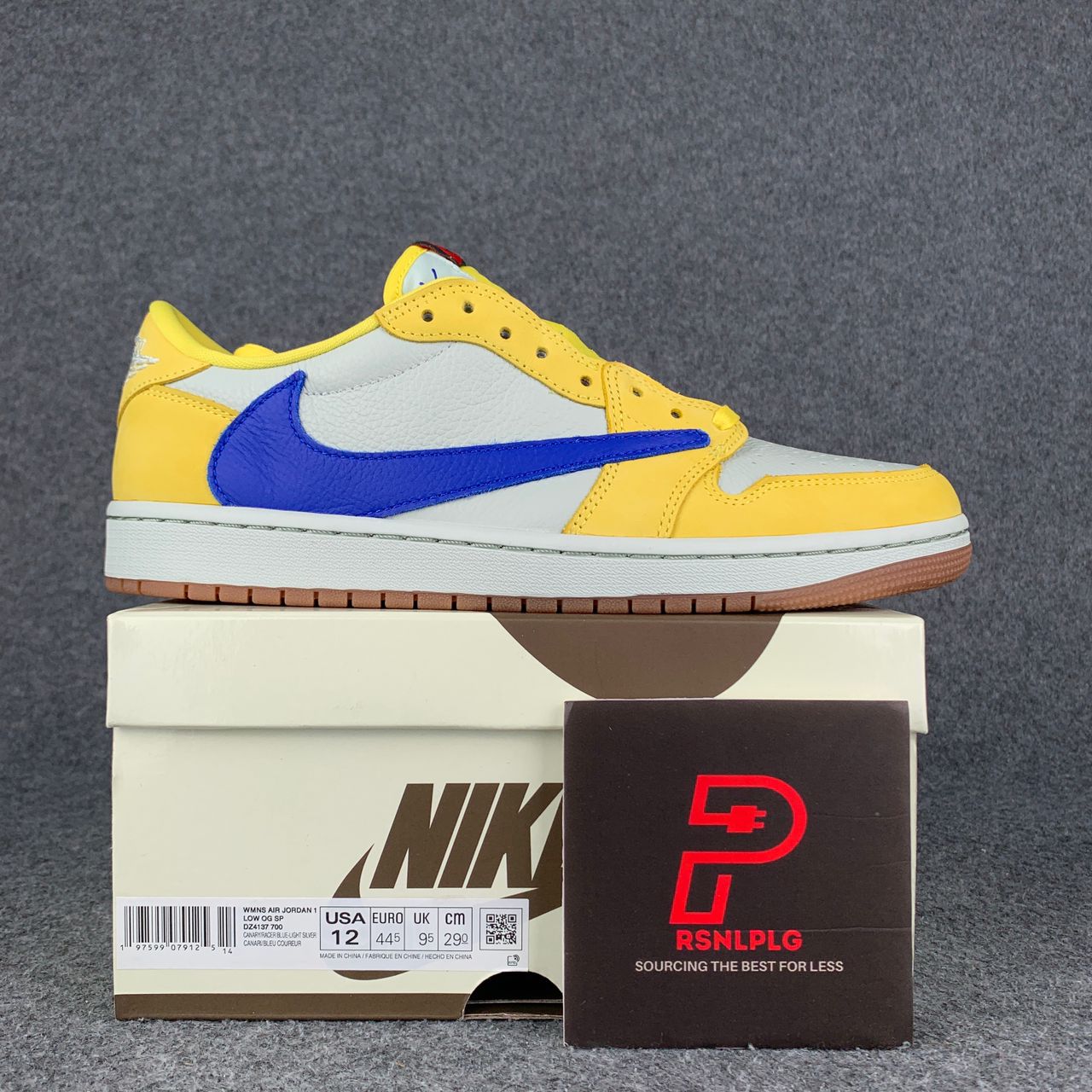 Travis Scott x Wmns Air Jordan 1 Retro Low OG SP 'Canary'