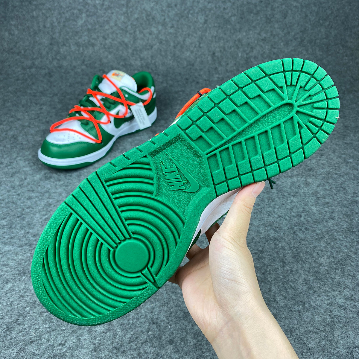 Off-White x Dunk Low 'Pine Green'
