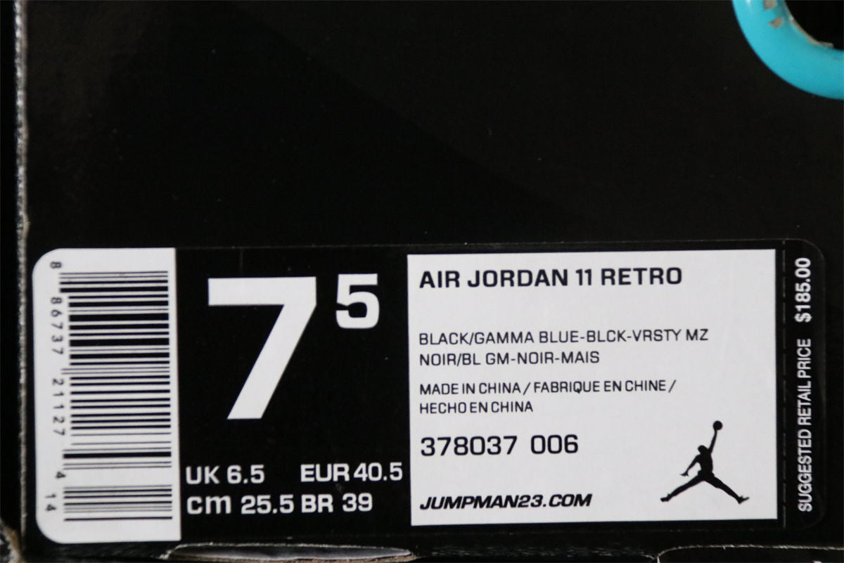 Air Jordan 11 Retro 'Gamma Blue'