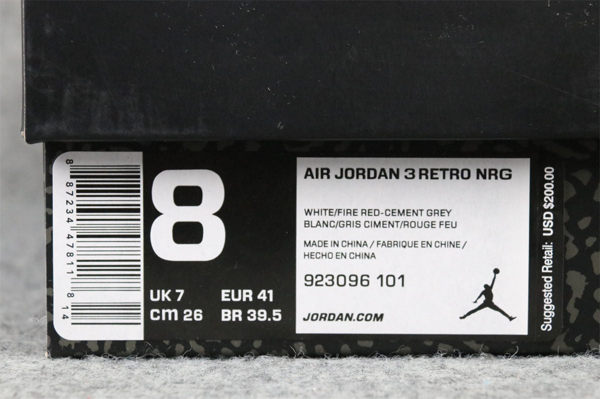 Air Jordan 3 Retro NRG 'Free Throw Line'
