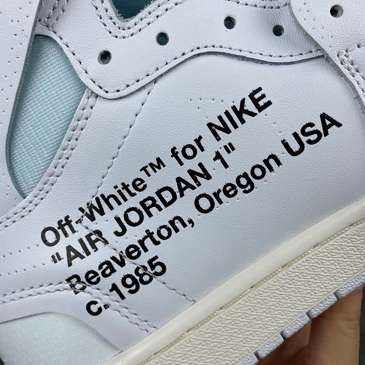 Off-White x Air Jordan 1 Retro High OG 'White' 2018