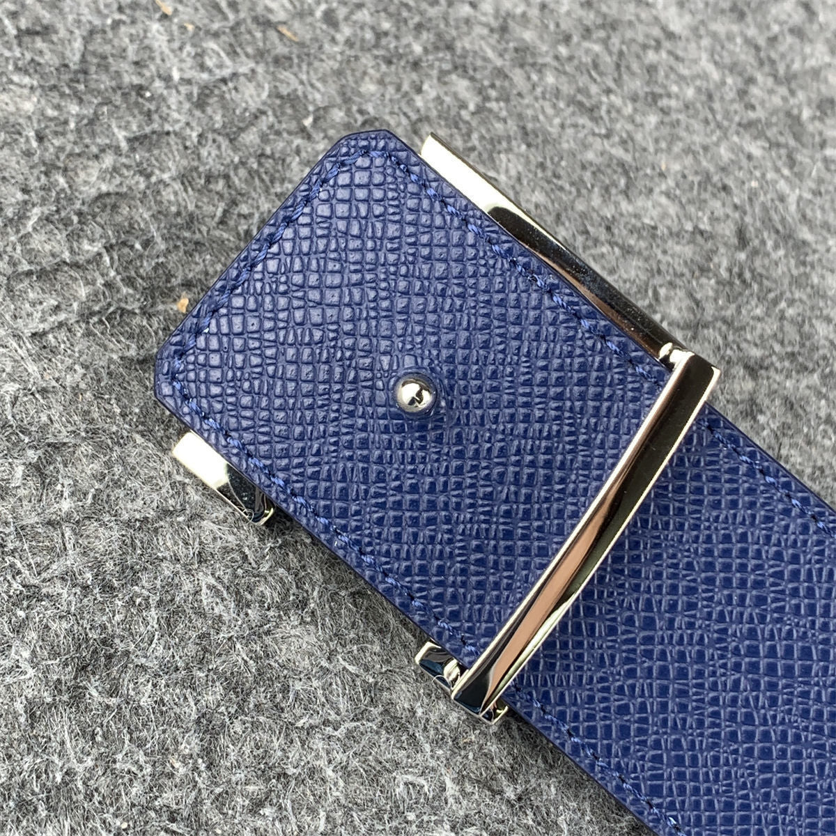 LV Initials 40mm Reversible Belt ‘Blue’