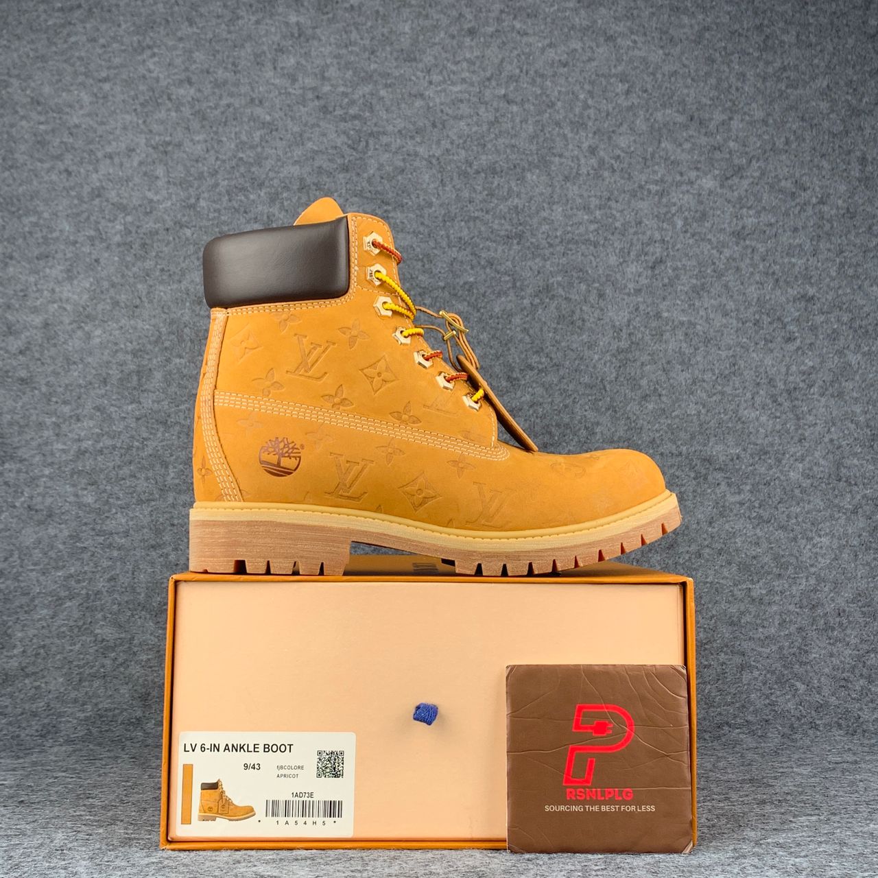 Timberland LV x 6 Inch Ankle Boot 'Embossed Monogram Wheat'
