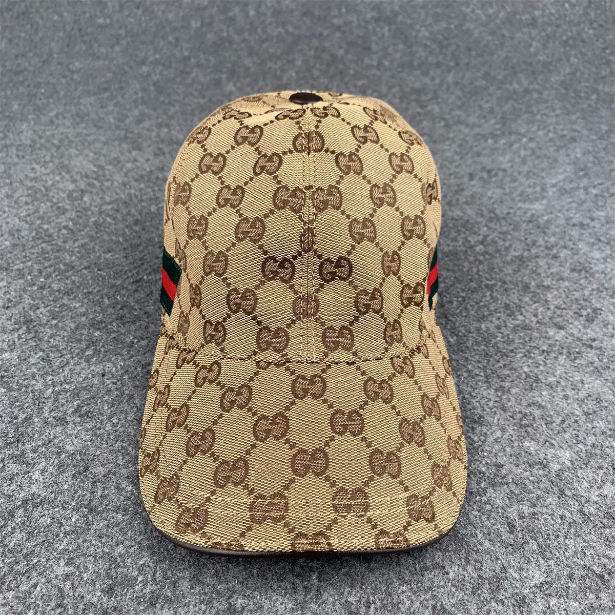 Gucci Original GG Canvas Baseball Hat with Web ‘Beige/Brown’