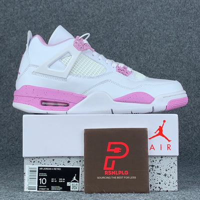 Air Jordan 4 rétro personnalisé « Oreo rose »