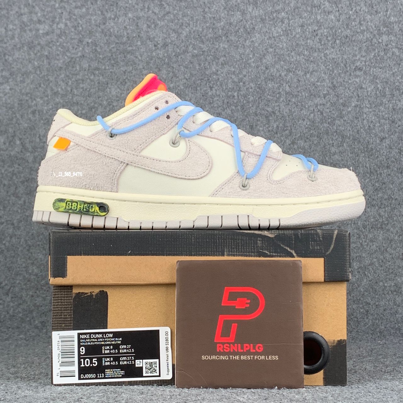 Off-White x Dunk Low 'Lot 38 of 50'