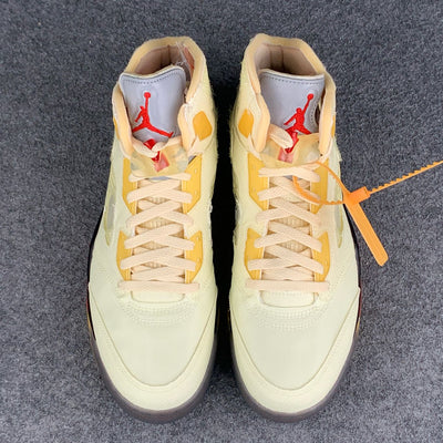 Off-White x Air Jordan 5 SP 'Sail'
