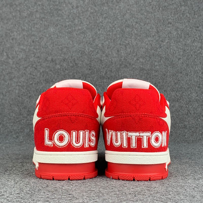 Baskets LVT « Monogram Denim - Rouge »