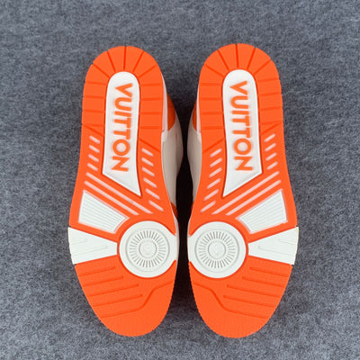 LV Trainer Low ‘Velcro Strap - Orange Monogram Denim’: