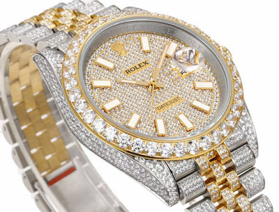 Diamond & Yellow Gold 41MM Watch
