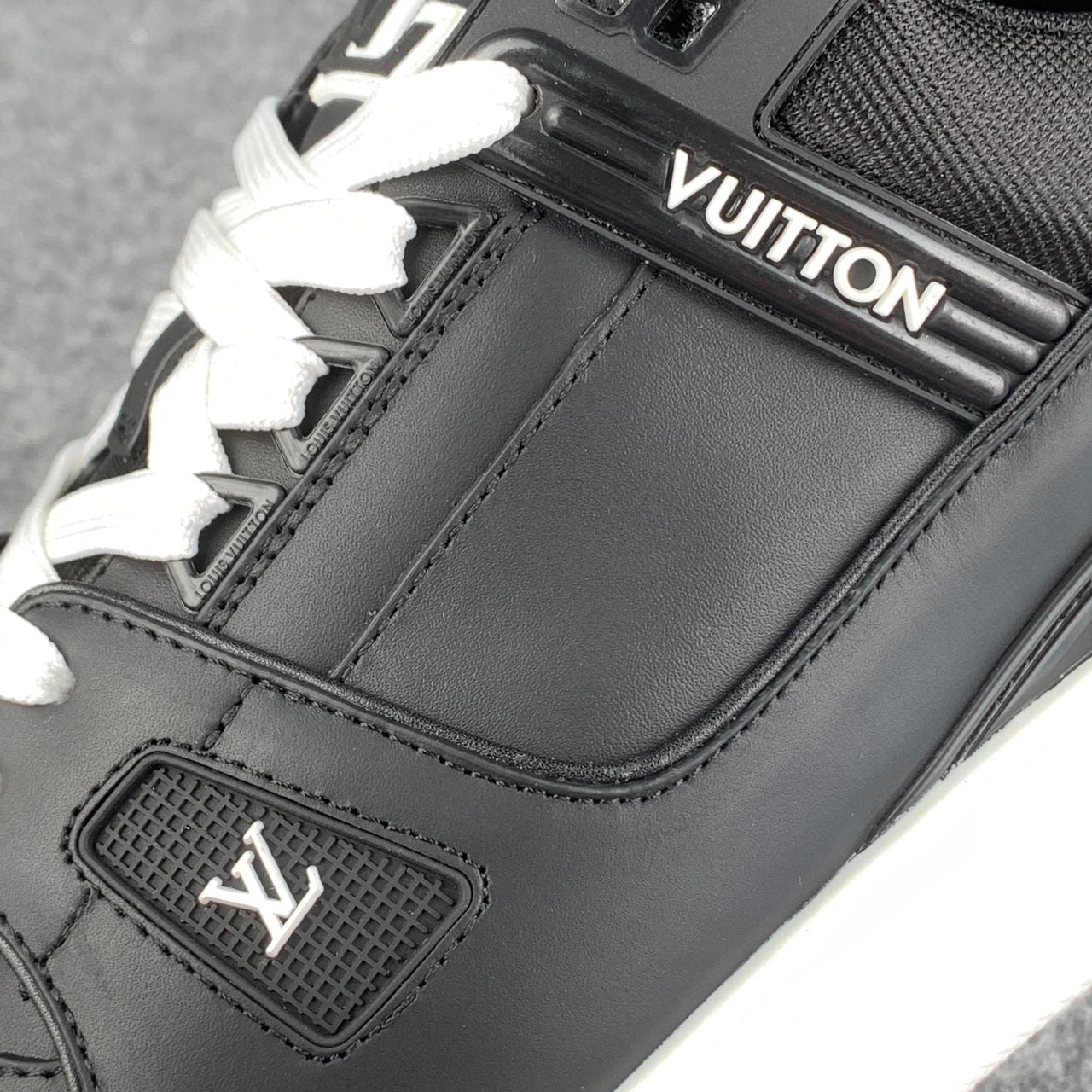 LV Trainer Calf Leather 'Matte Black'