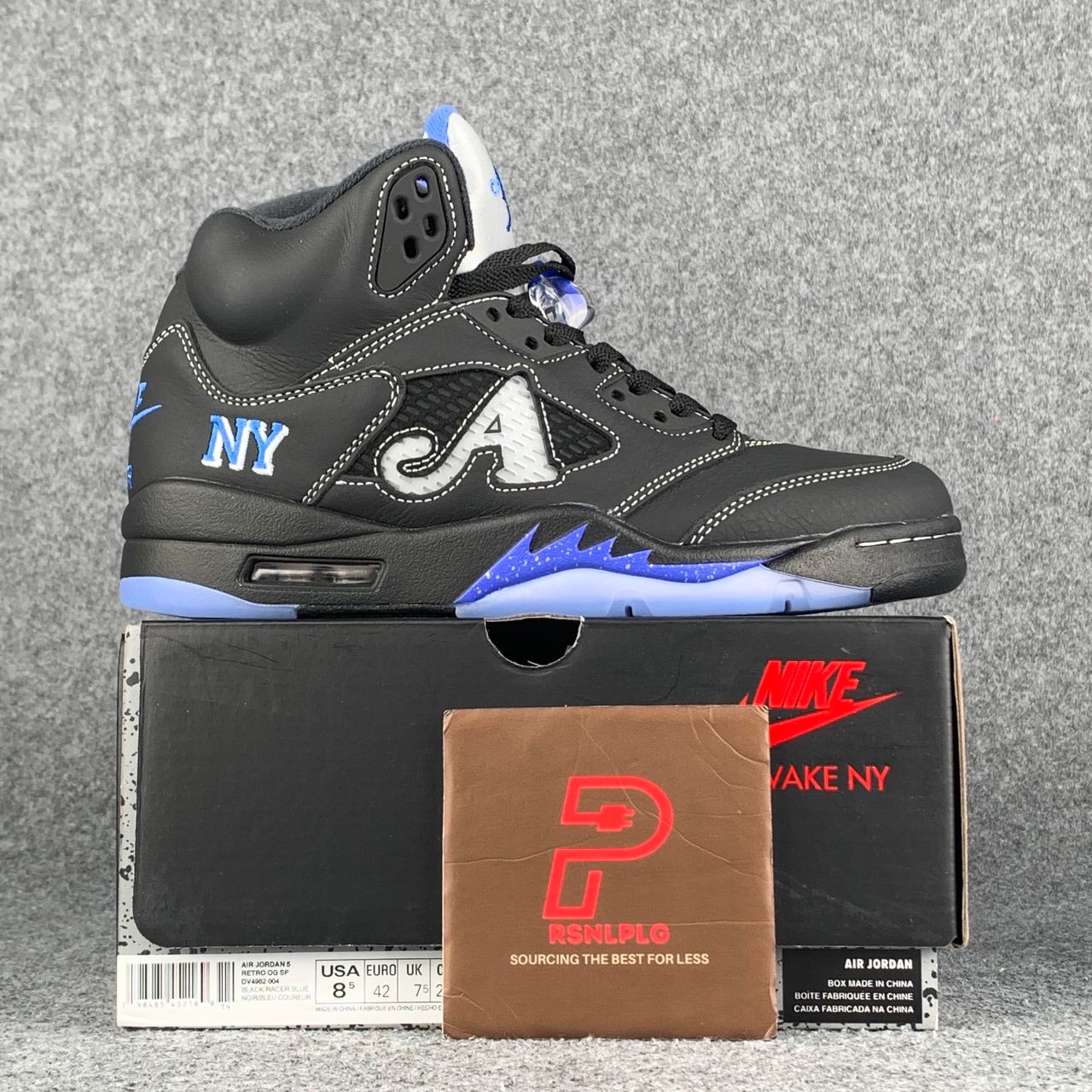 Awake NY x Air Jordan 5 Retro 'Boro - Racer Blue'