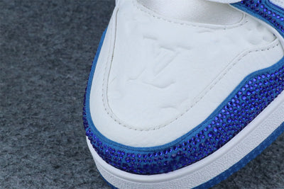 LVT Trainer 'White Blue Crystals'