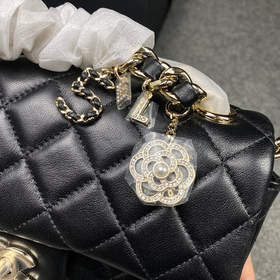 CC Coco Charms Flap Bag Black