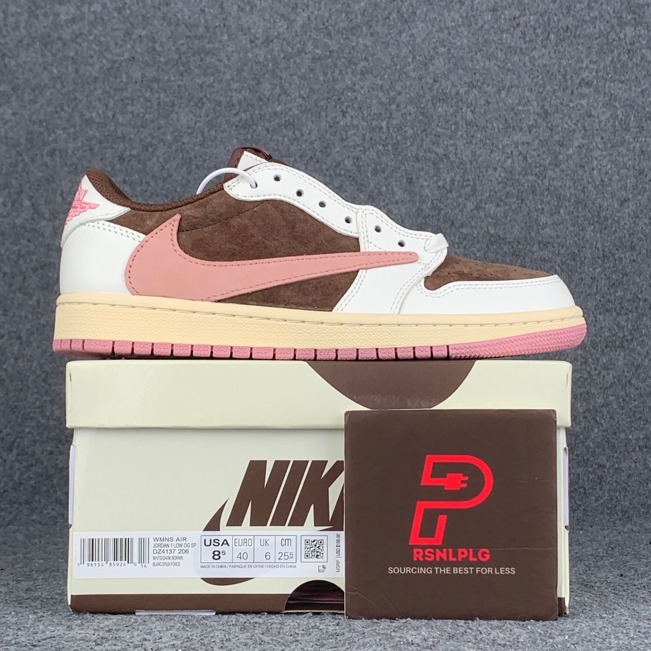 (Custom) Travis Scott x Air Jordan 1 Low OG Wmns 'Dark Pony'