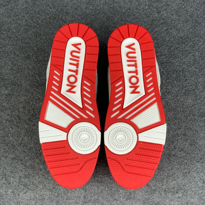 Baskets LVT « Monogram Denim - Rouge »