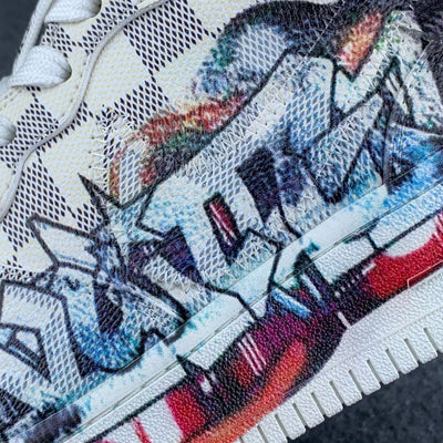 LVT x Air Force 1 Mid 'Graffiti'
