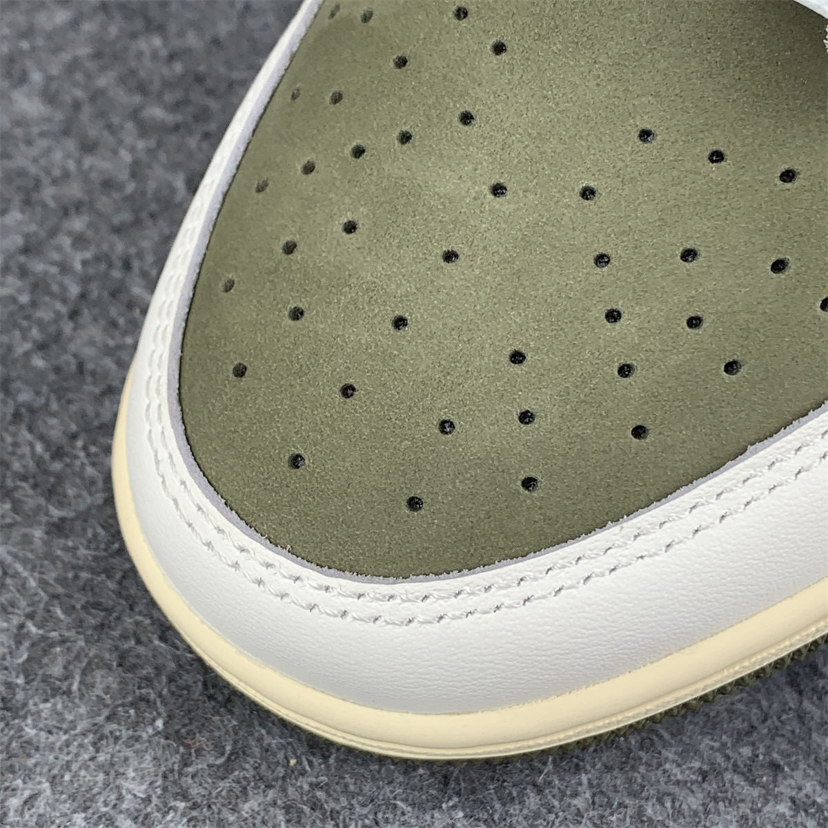 Travis Scott x Air Jordan 1 Retro Low OG SP 'Reverse Olive / Medium Olive' (B-GRADE VERSION)