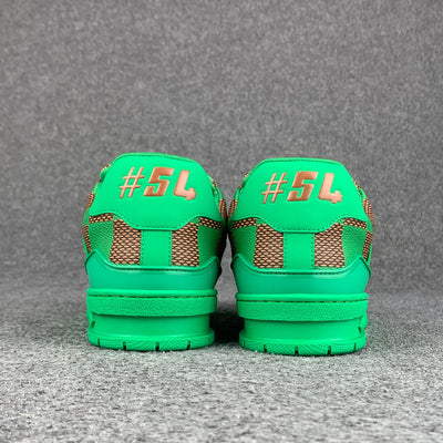 LV Trainer Damier 'Pop Green'