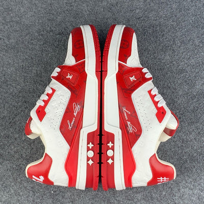 LV Trainer Low '#54 Signature 'Red White'