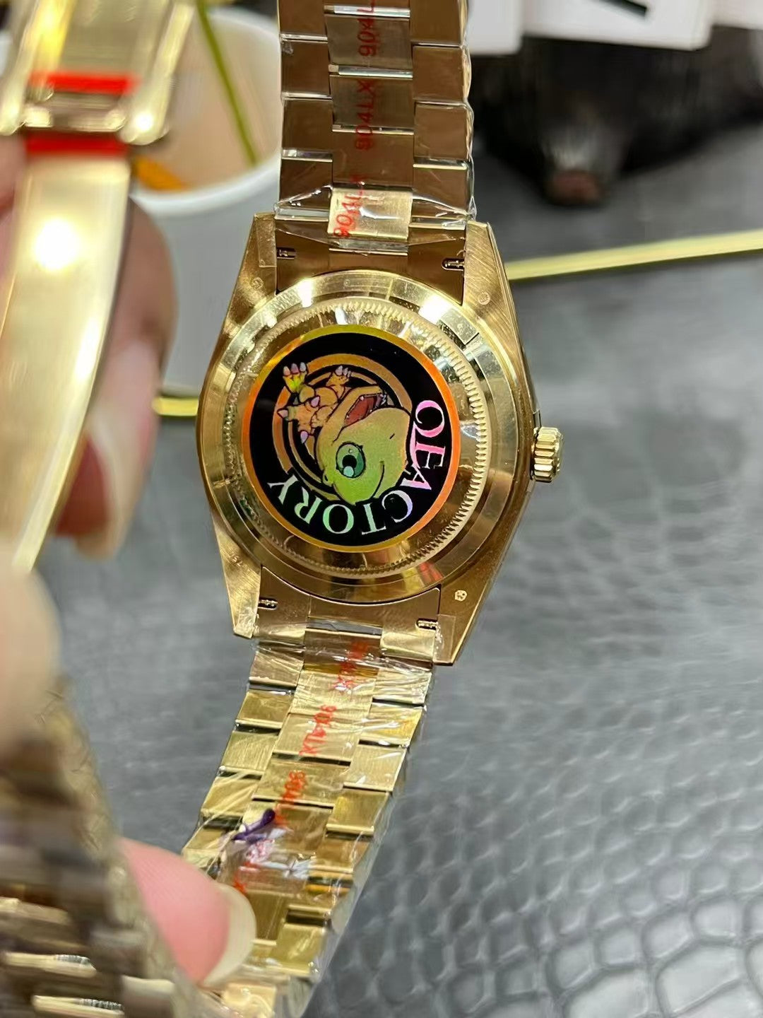 Yellow Gold & Green 40MM Watch