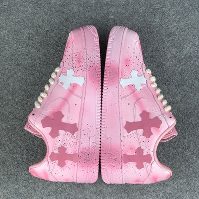 (Custom) Chrome Hearts x Air Force 1 ‘Barbie Pink’