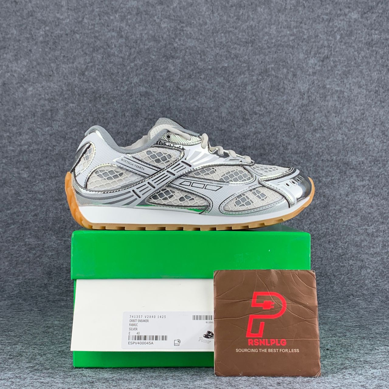 Bottega Veneta Orbit Sneaker ‘Silver White’