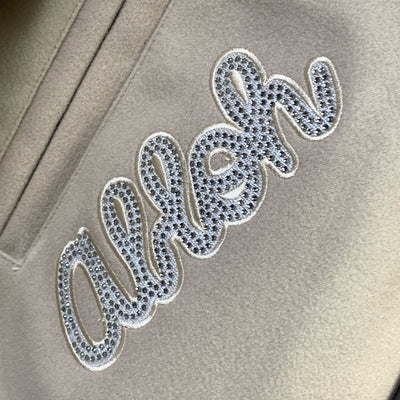 OW x AC Varsity Jacket 'Cream/White'