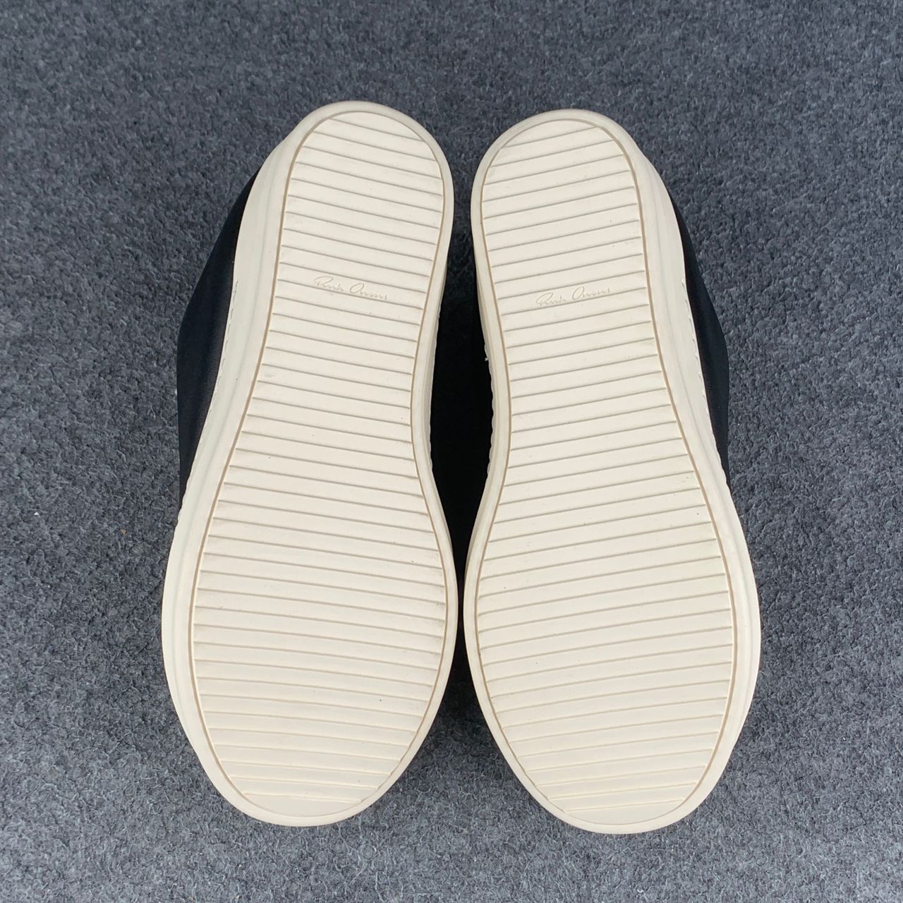 Rick Owens Luxor Jumbo Lace Padded Low 'Black Milk'