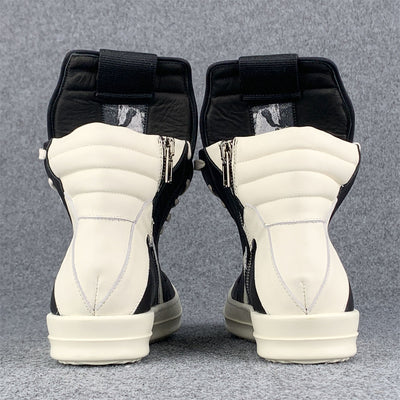 Rick Owens Strobe Geobasket High 'Black Milk'