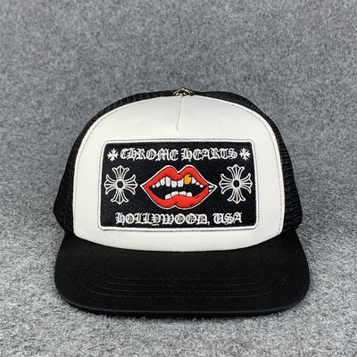 Chrome Hearts Chomper Hollywood Trucker Hat ‘Black/White’