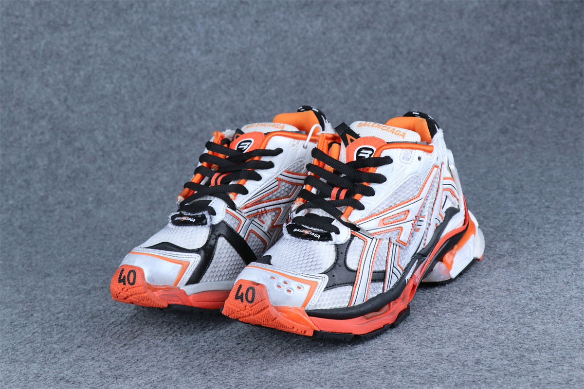 Balenciaga Runner Sneaker 'White Orange'