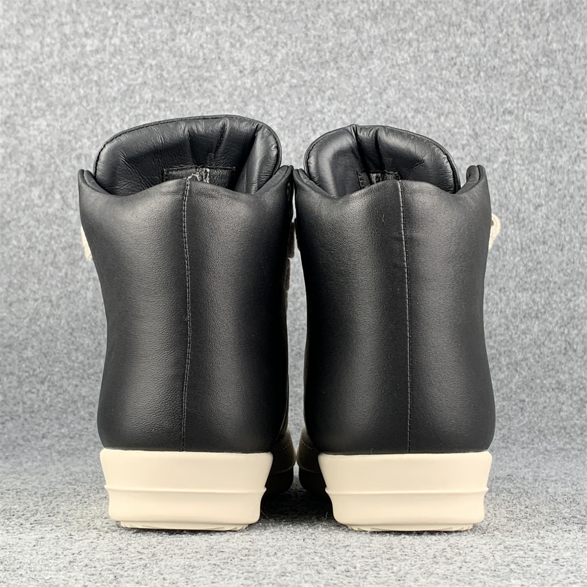 Rick Owens Porterville Jumbo Laced Padded High 'Black Milk'