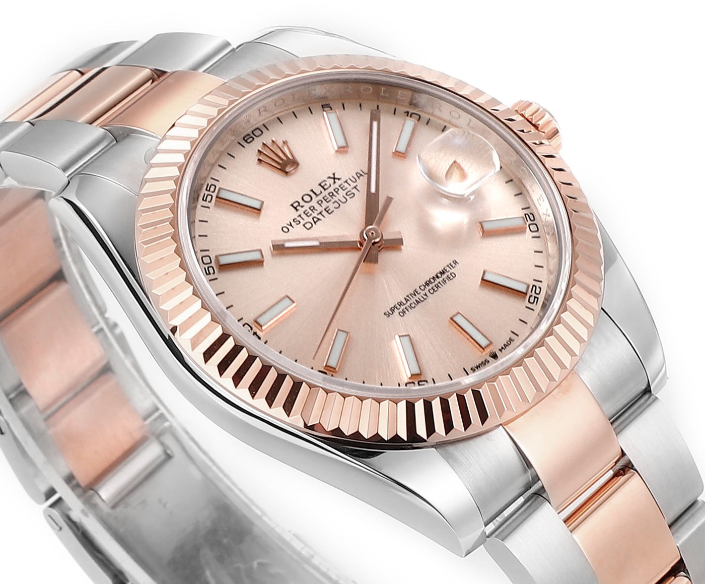 Rose Gold and Stainless Steel 41MM Watch