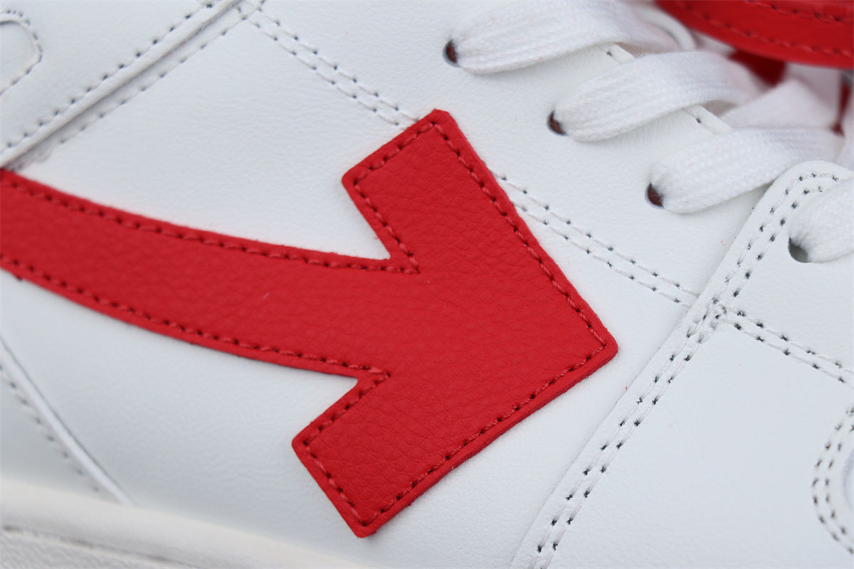 Off-White Out of Office 'White Red'