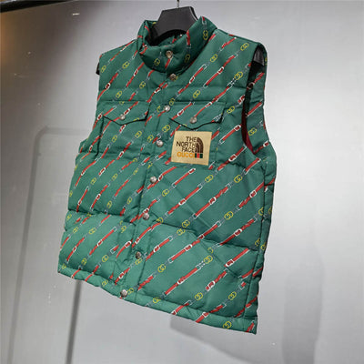 THE NORTH FACE X GC CHAIN PRINT VEST 'EMERALD'