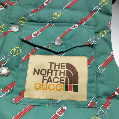 THE NORTH FACE X GC CHAIN PRINT VEST 'EMERALD'
