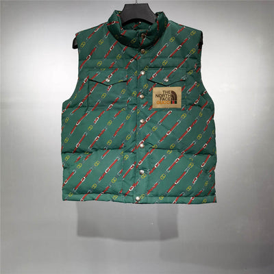 THE NORTH FACE X GC CHAIN PRINT VEST 'EMERALD'