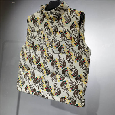 The North Face x GC Down Vest 'Ivory/Brown'