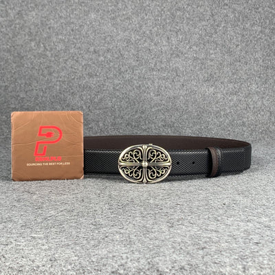 Chrome Hearts Oval Cross Buckle Belt