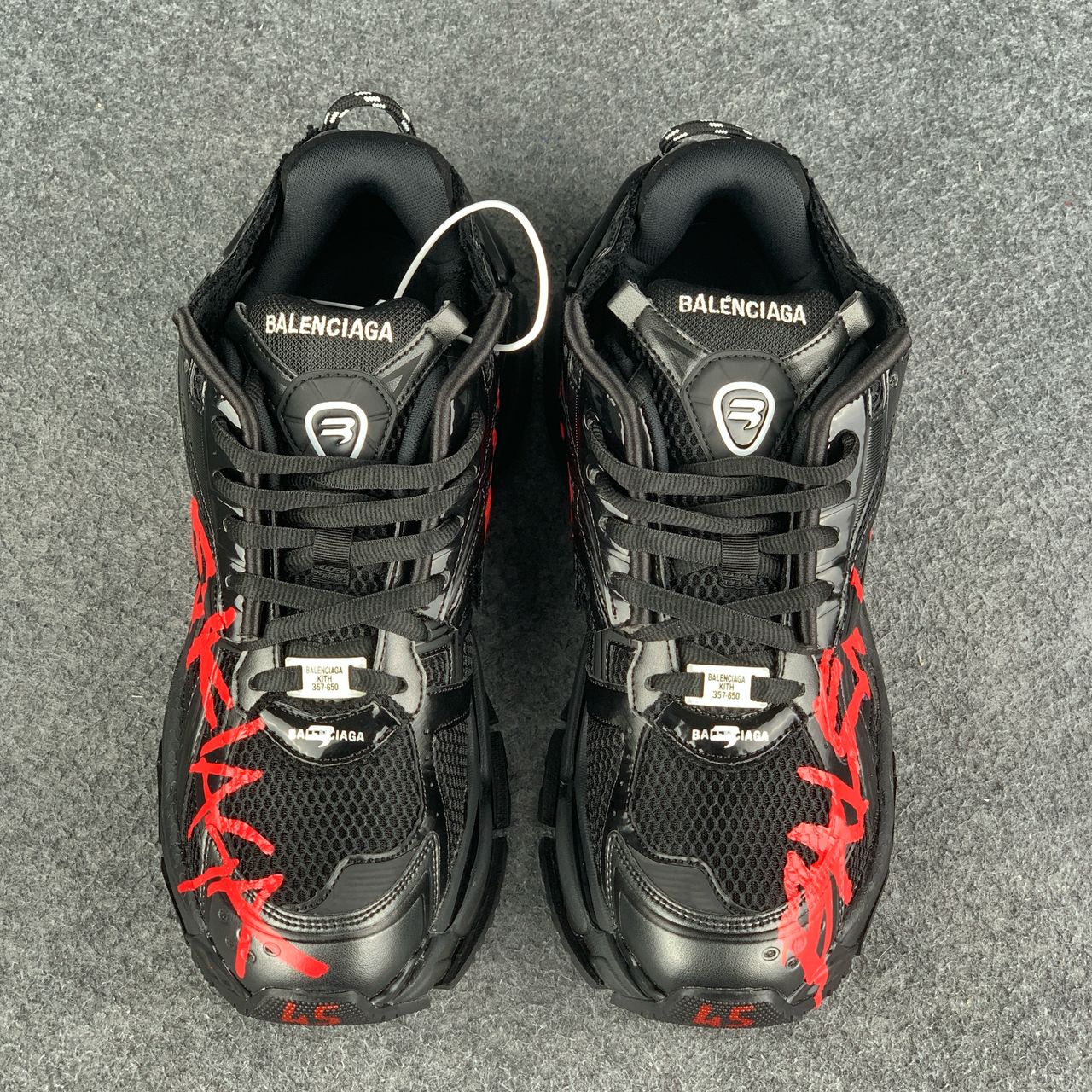 Balenciaga Runner Sneaker 'Graffiti - Black Red'